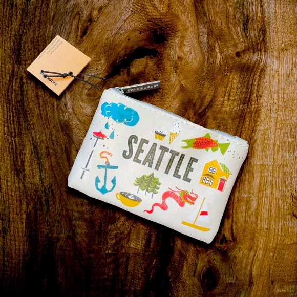 Retired & NWT Starbucks Card Pouch - Seattle! - Picture 1 of 2